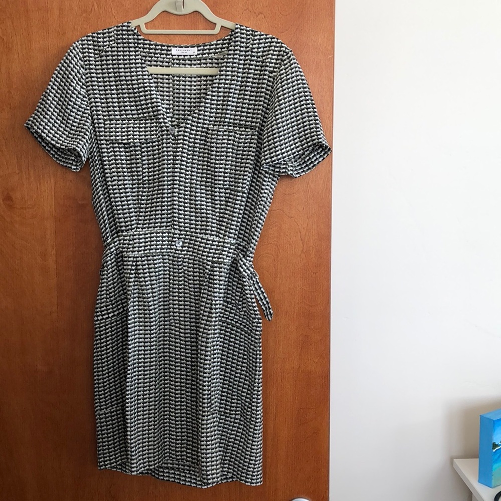 Equipment silk mini dress